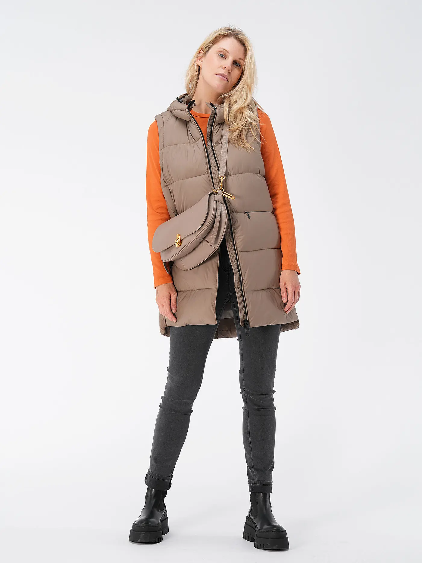 ECOALF | Steppgilet MARANGUALF | beige